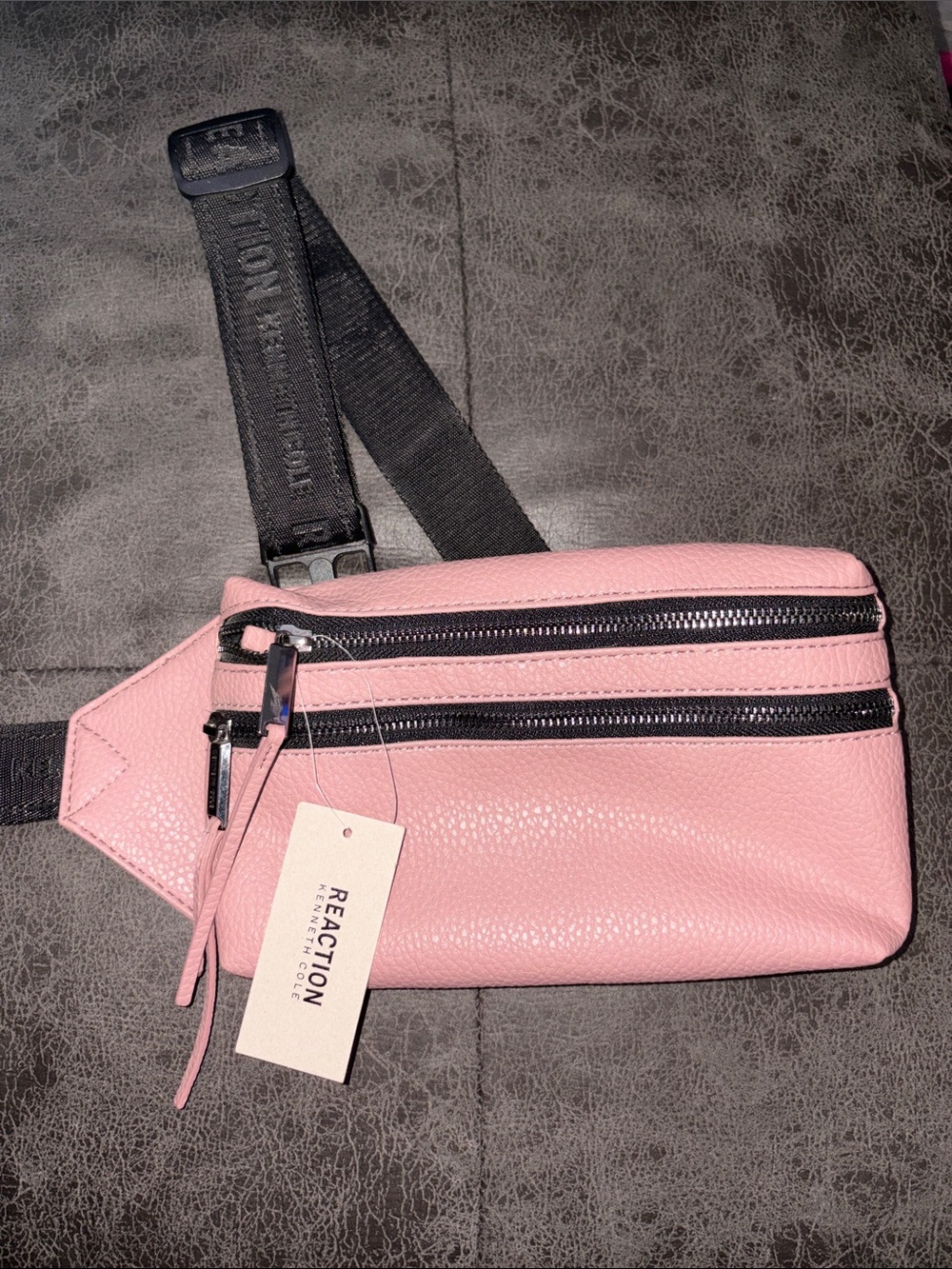 Kenneth Cole Reaction Pink Crossbody Belt Bag